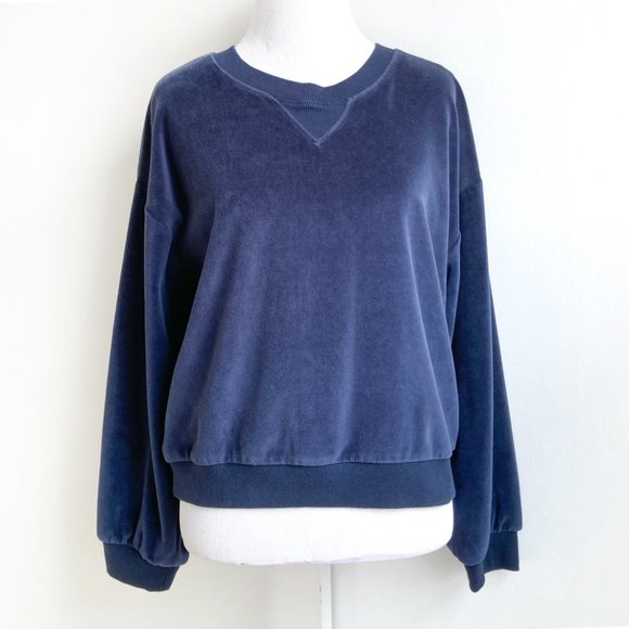 MWL Madewell Velour Pullover - Picture 2 of 13